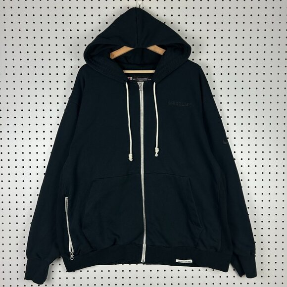 Nike Other - Nike Memphis Grizzlies Hoodie XXL Black Full Zip Team Issued Workout Travel Ja